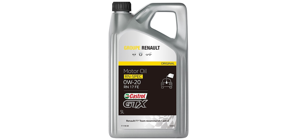 各部純正オイル Renault-Castrol GTX RN-SPEC 0W-20 RN17FE