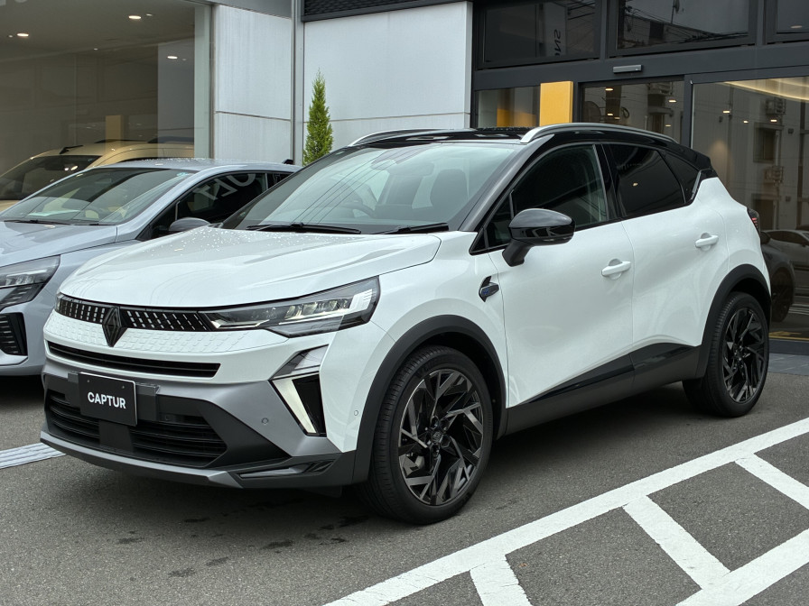 キャプチャー　エスプリアルピーヌ　マイルドハイブリッド　新車保証　ETC